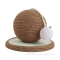 eco-friendly ball shape sisal durable cat toys